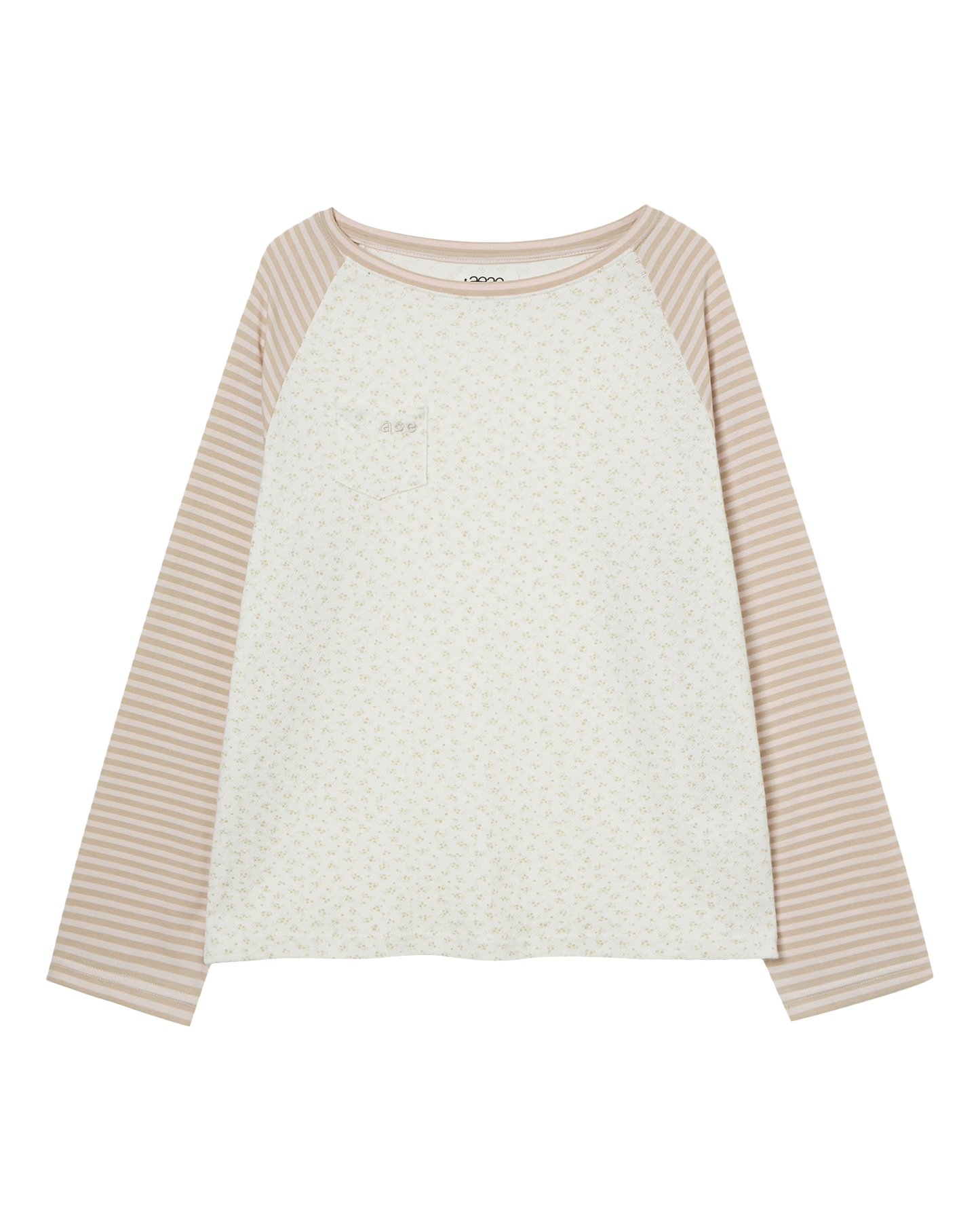 COZY FLOWER RAGLAN LONG SLEEVE