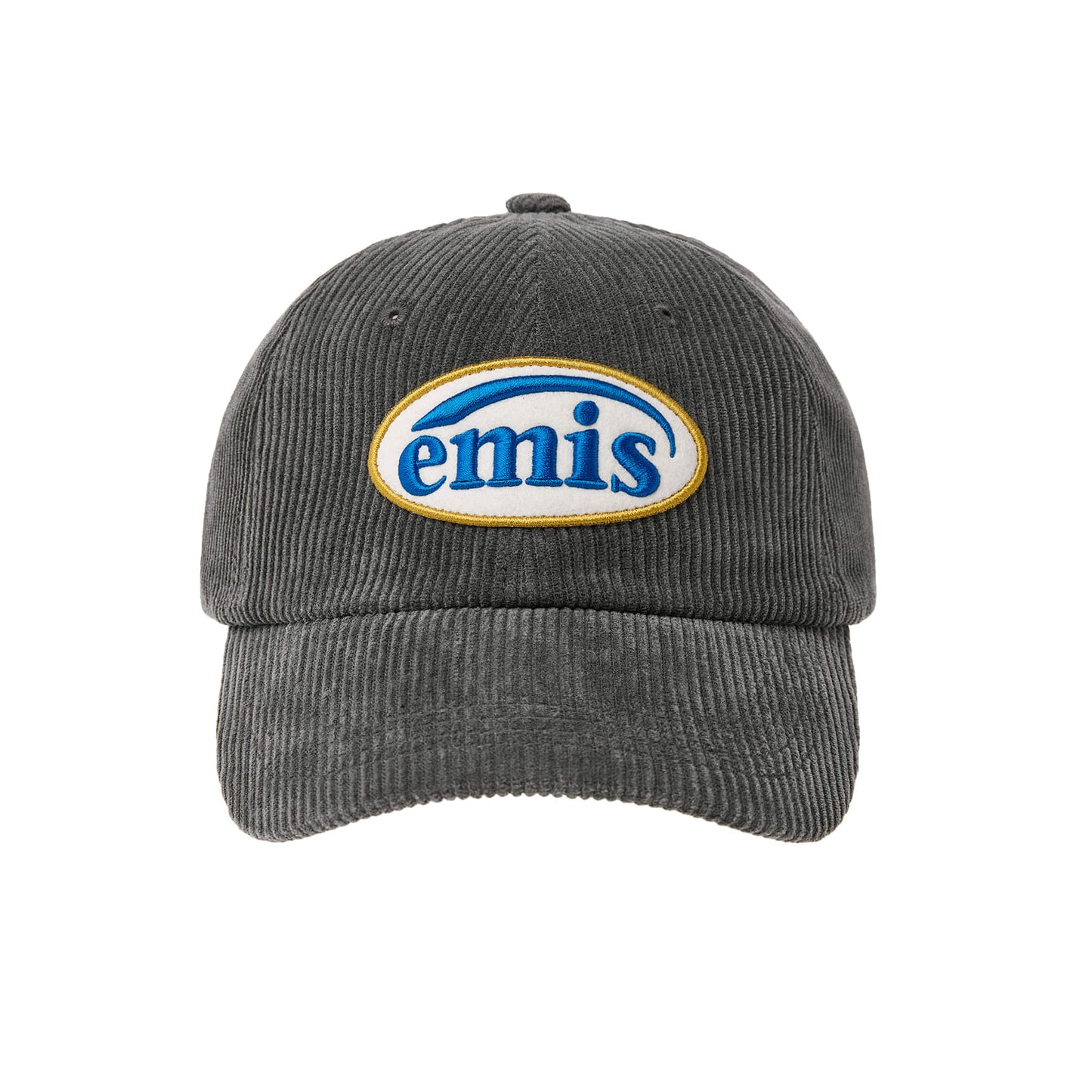 CORDUROY WAPPEN BALL CAP (RENEWAL)-CHARCOAL