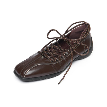 BLISS LACEUP SNEAKERS V2-BROWN