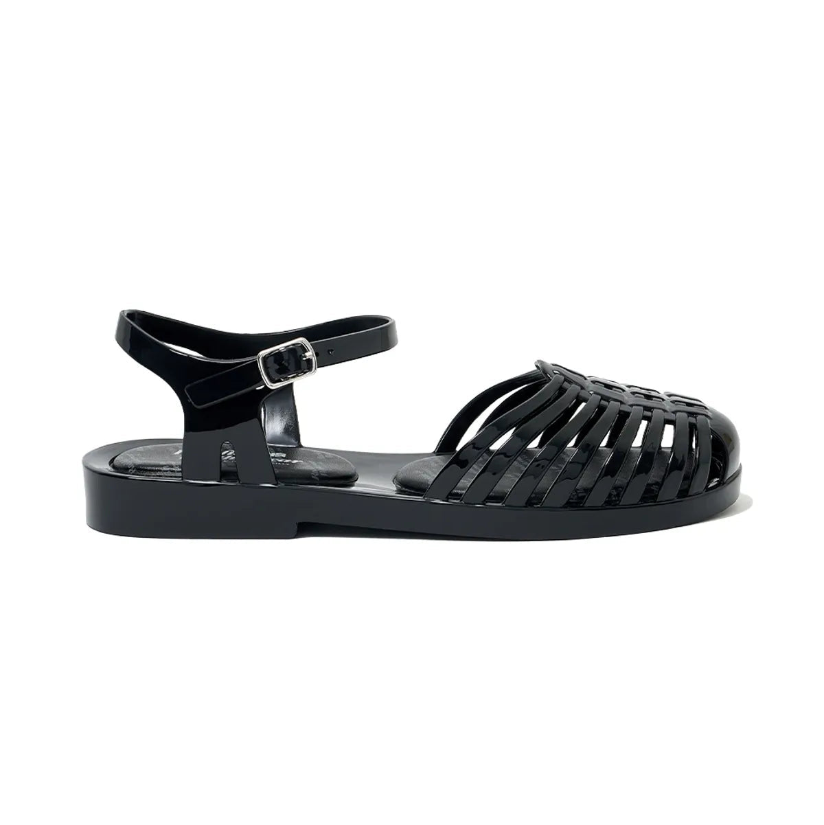 GLAIR STRAPPY SANDALS-BLACK