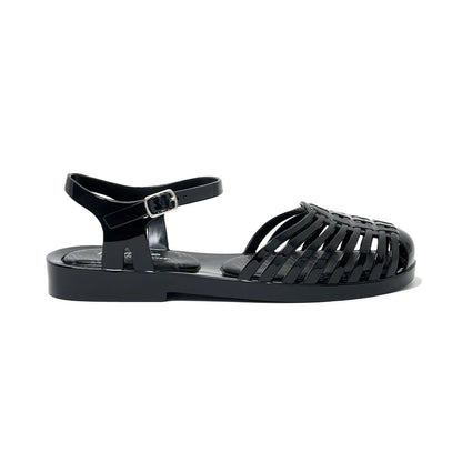 GLAIR STRAPPY SANDALS-BLACK