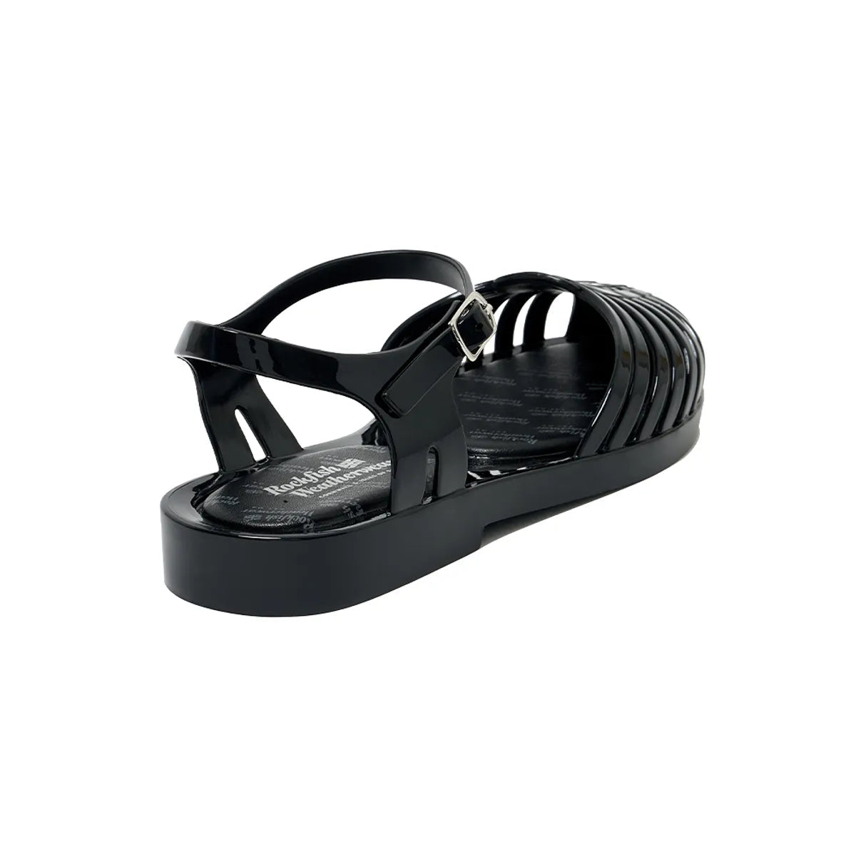 GLAIR STRAPPY SANDALS-BLACK