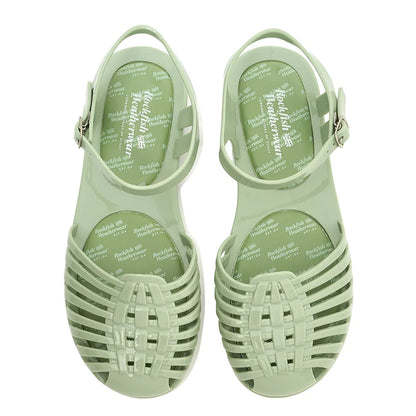 GLAIR STRAPPY SANDALS-GREEN