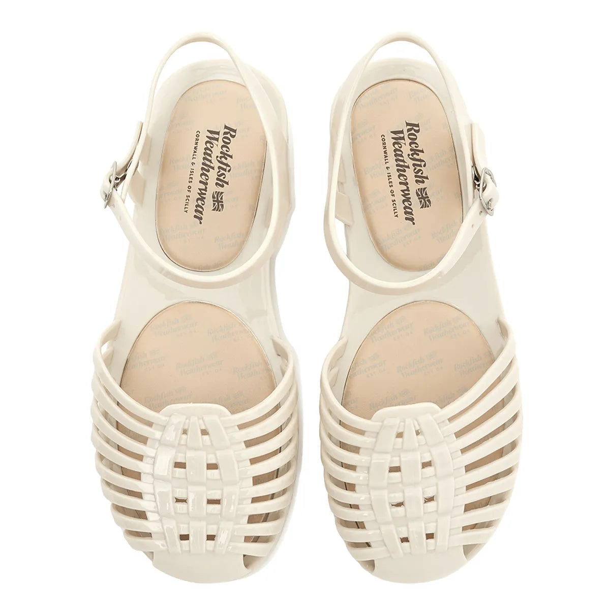 GLAIR STRAPPY SANDALS-IVORY