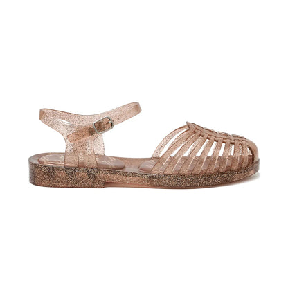 GLAIR STRAPPY SANDALS-GLITTER ROSE GOLD