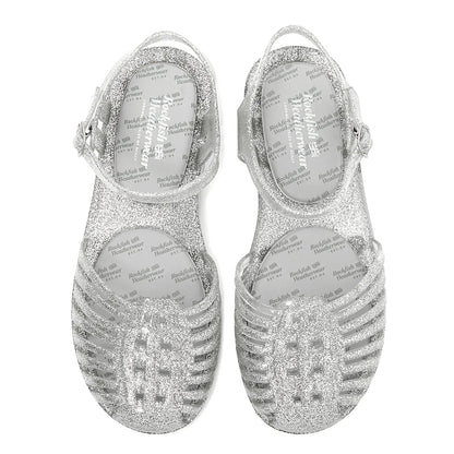 GLAIR STRAPPY SANDALS-GLITTER SILVER