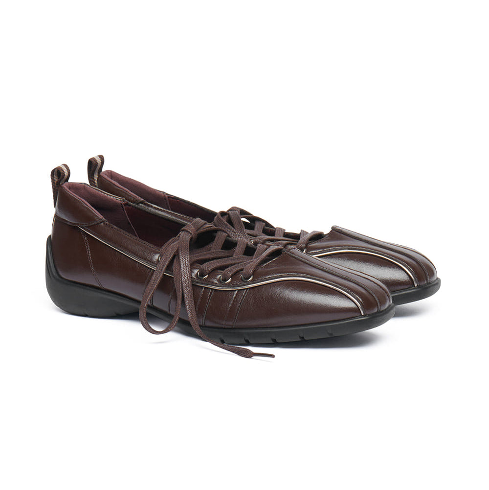 BLISS LACEUP SNEAKERS V2-BROWN
