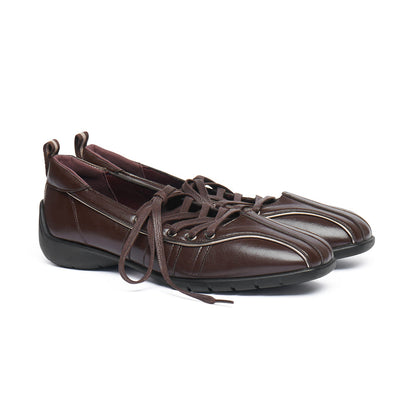 BLISS LACEUP SNEAKERS V2-BROWN