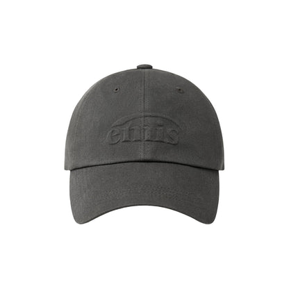 EMBOSSING LOGO BALL CAP-CHARCOAL