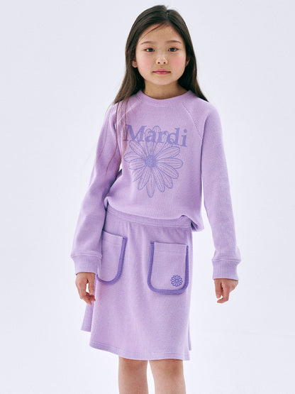 KIDS WAFFLE SKIRT