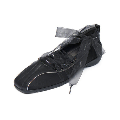 BLISS LACEUP SNEAKERS-BLACK