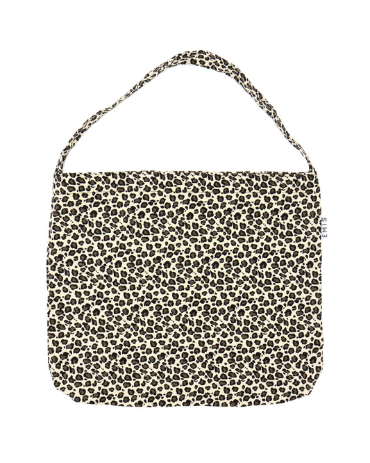 LEOPARD CORDUROY ECO BAG