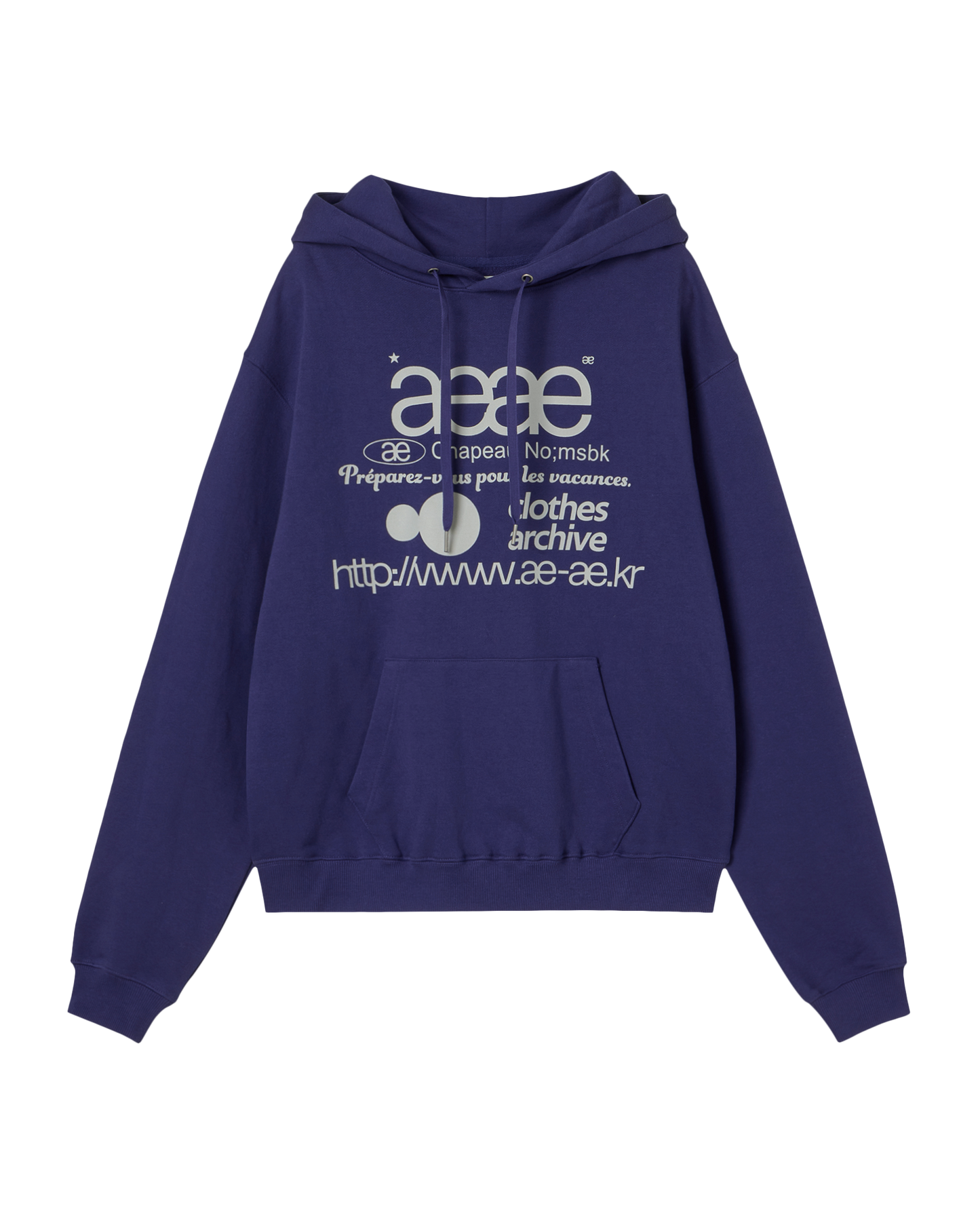 WEB LOGO LOOSED HOODIE