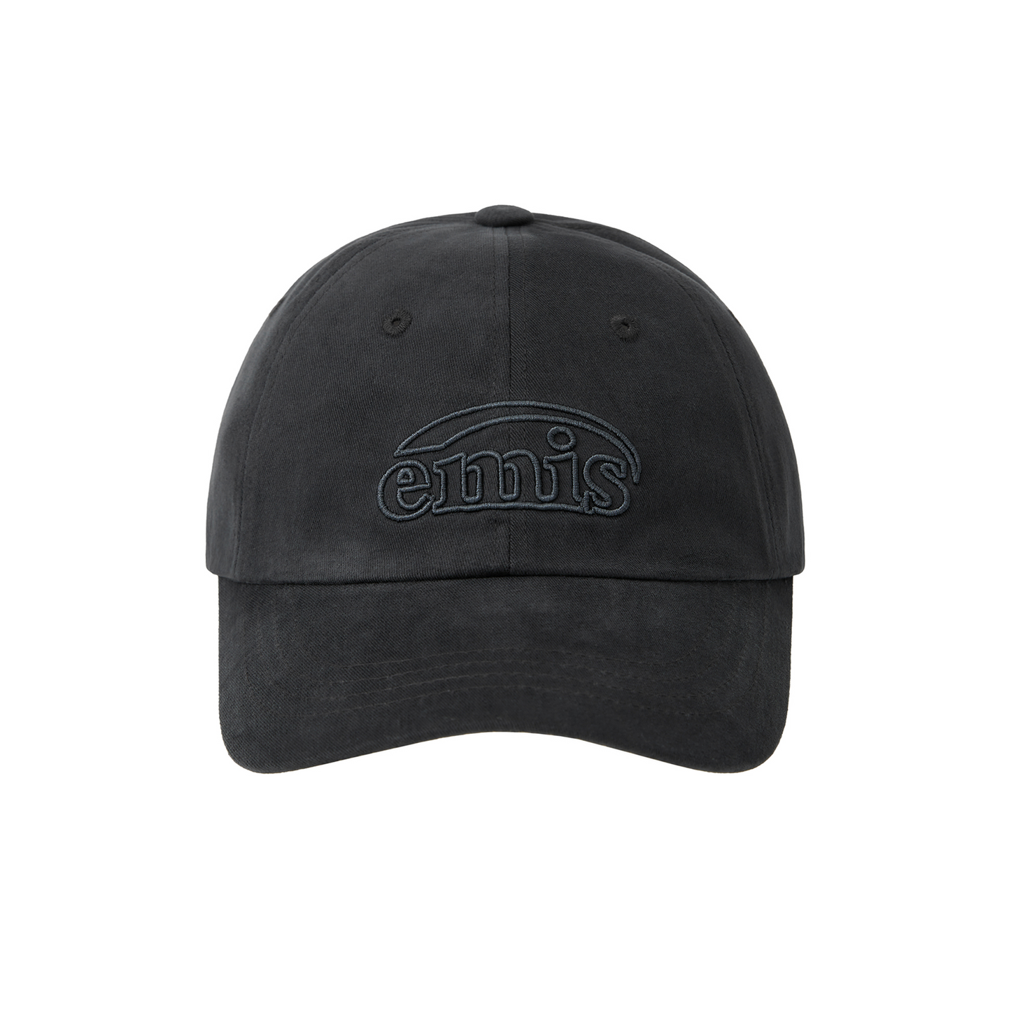 COTTON BRUSHED BALL CAP-CHARCOAL