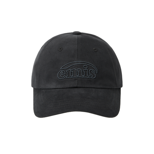 COTTON BRUSHED BALL CAP-CHARCOAL