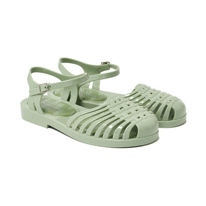 GLAIR STRAPPY SANDALS-GREEN