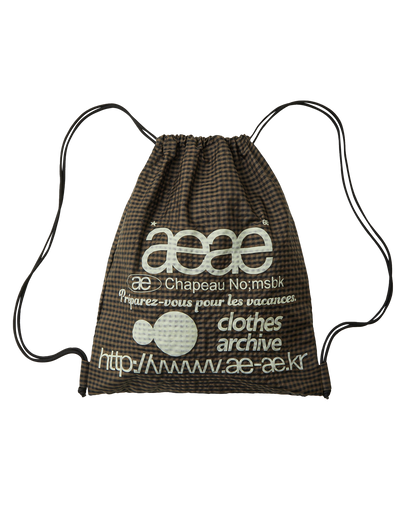 WEB LOGO CHECK GYM SACK