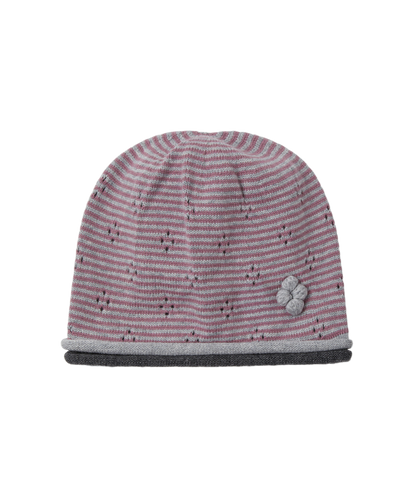 KNIT ROLLED BEANIE