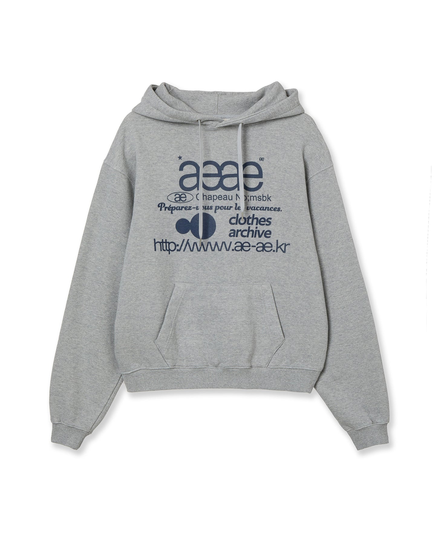 WEB LOGO LOOSED HOODIE