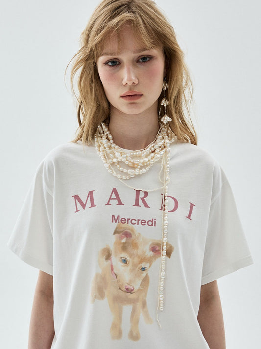 TSHIRT NEZ TOUT ROSE 02