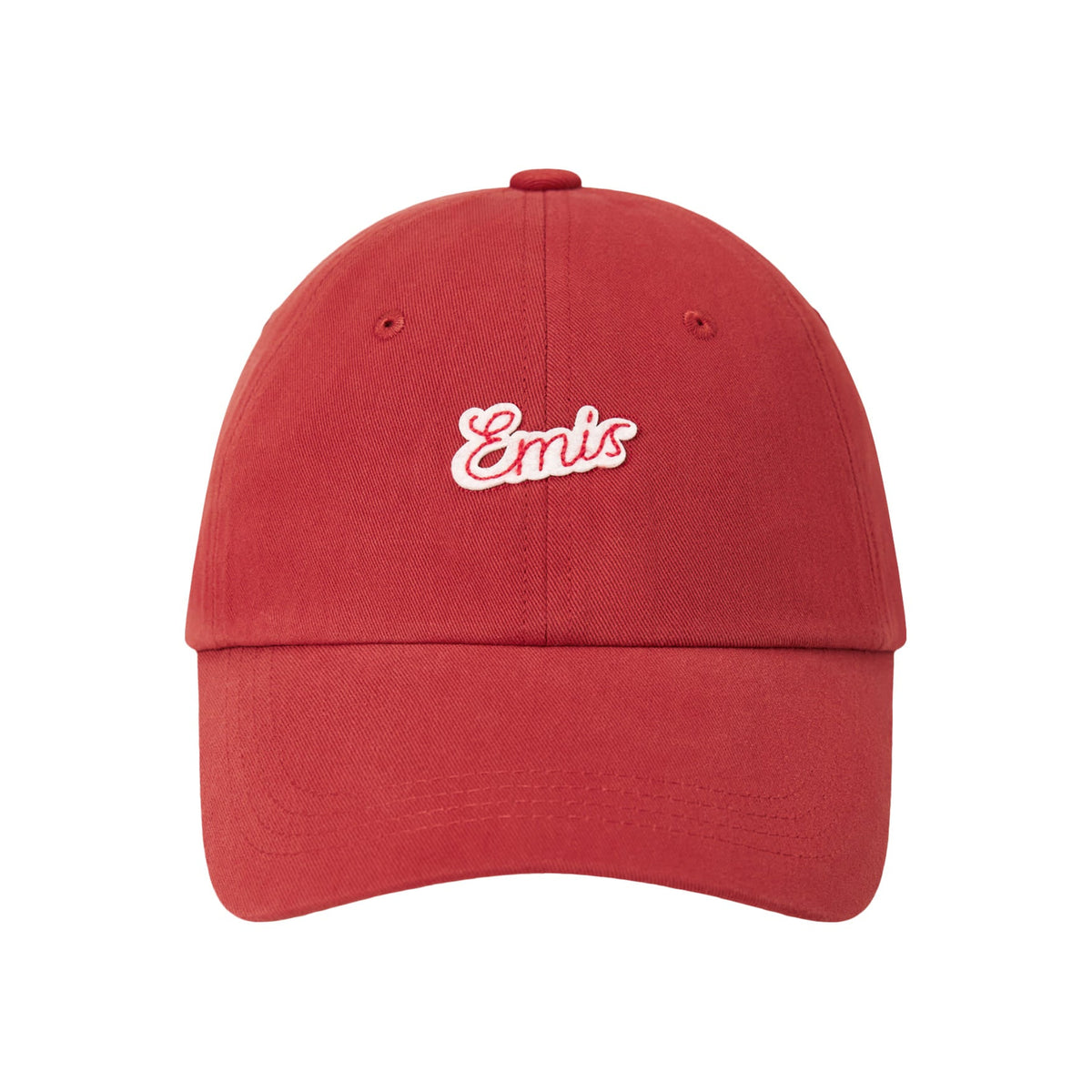 SMALL LINE PATCH BALL CAP-RED