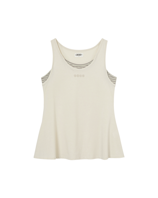 STRIPE LAYERED SLEEVELESS