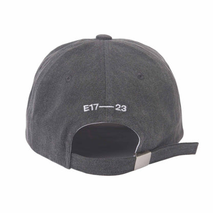 NEW LOGO PIGMENT BALL CAP-BLACK