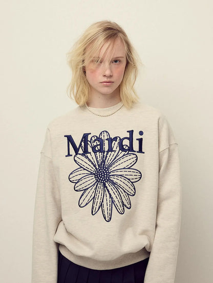 SWEATSHIRT FLOWERMARDI NEEDLEWORK