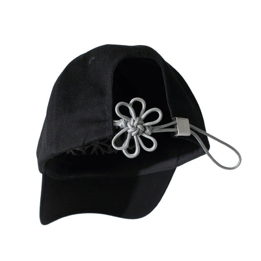 [ONE, TWO, THREE, FLOWER] KNOT CAP